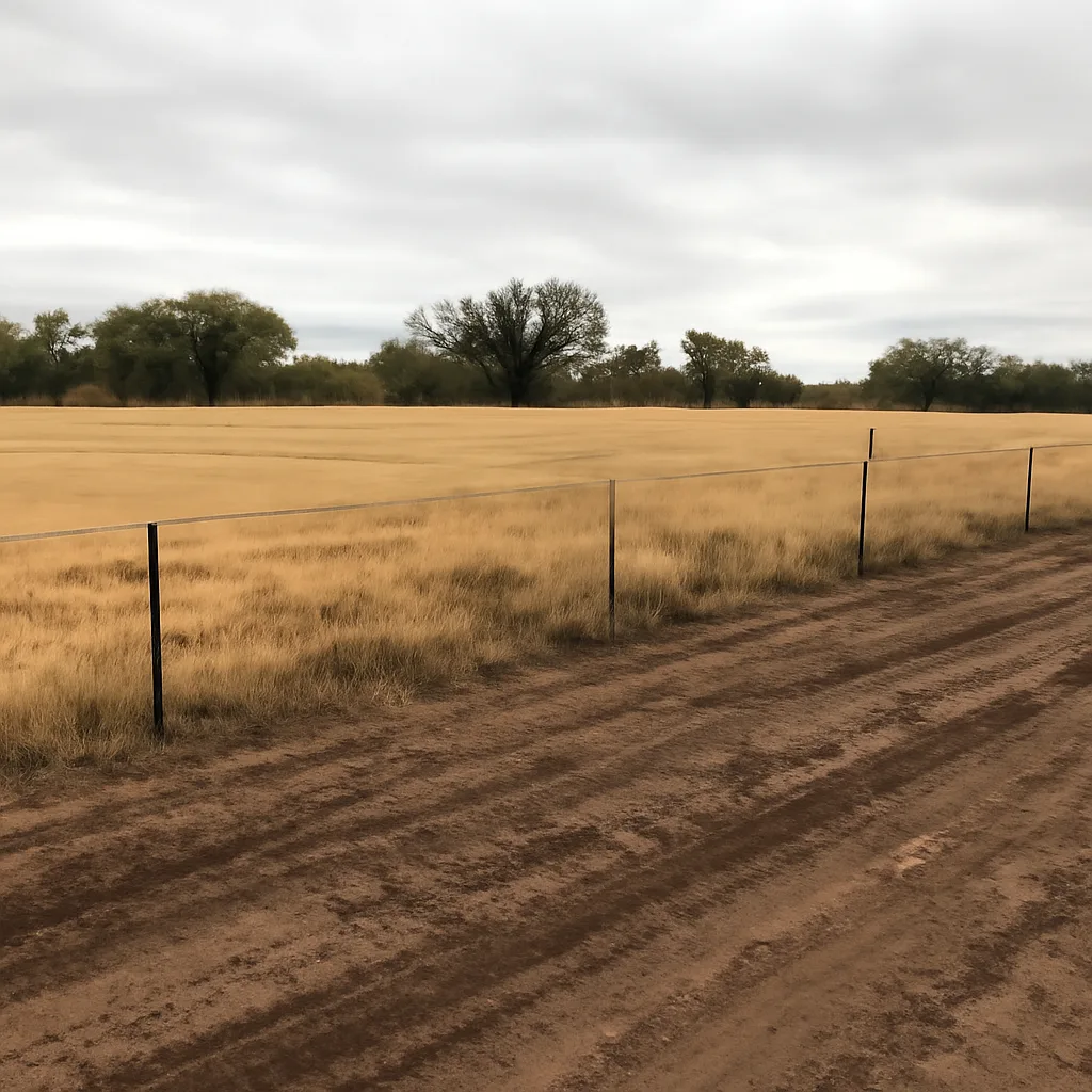 Rural acreage with open grassland and conifer forest in Casa Grande, Arizona