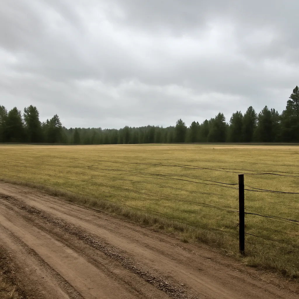 Rural acreage with open grassland and conifer forest in Show Low, Arizona