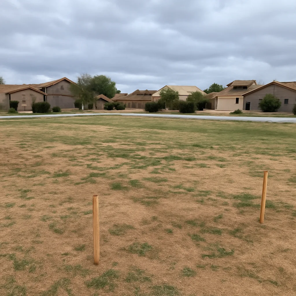 Cleared vacant residential lot for sale in Maricopa County, Arizona