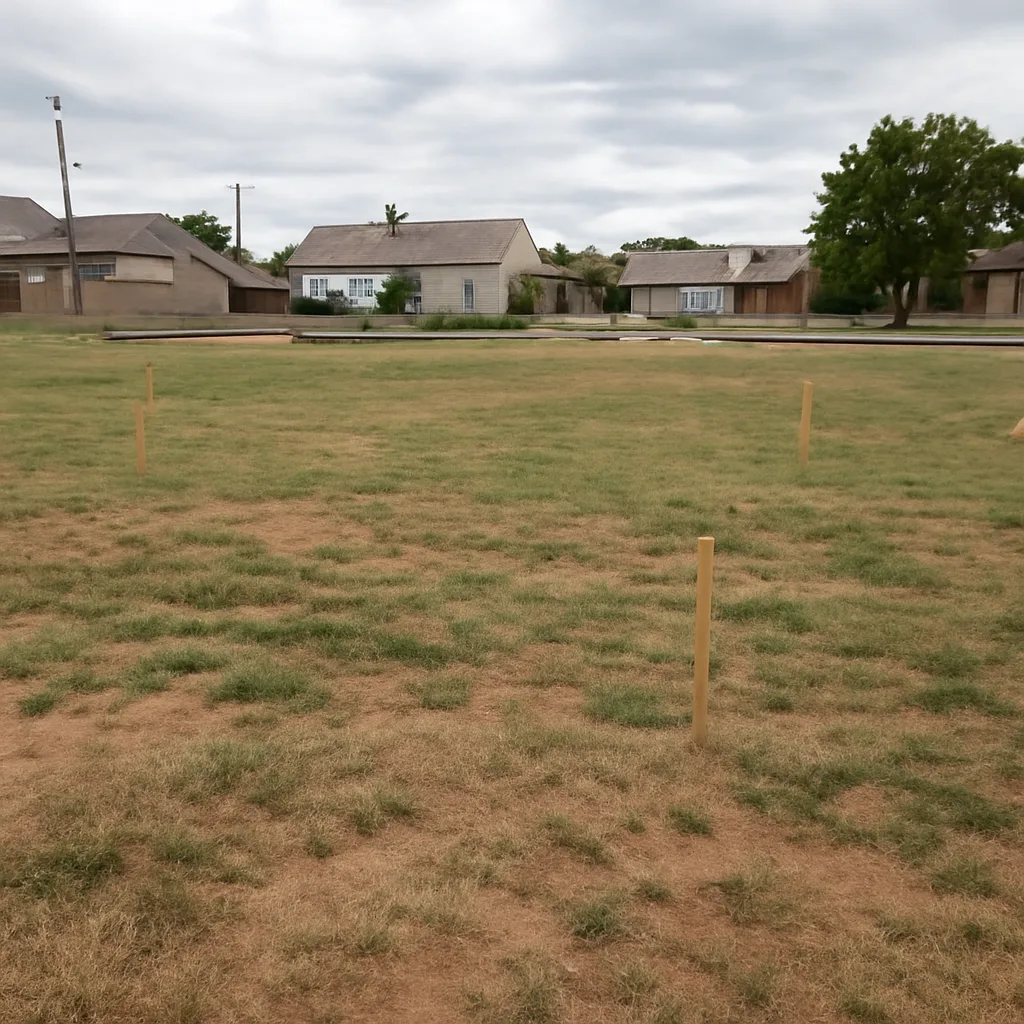 Cleared vacant residential lot for sale in St. Johns, Arizona