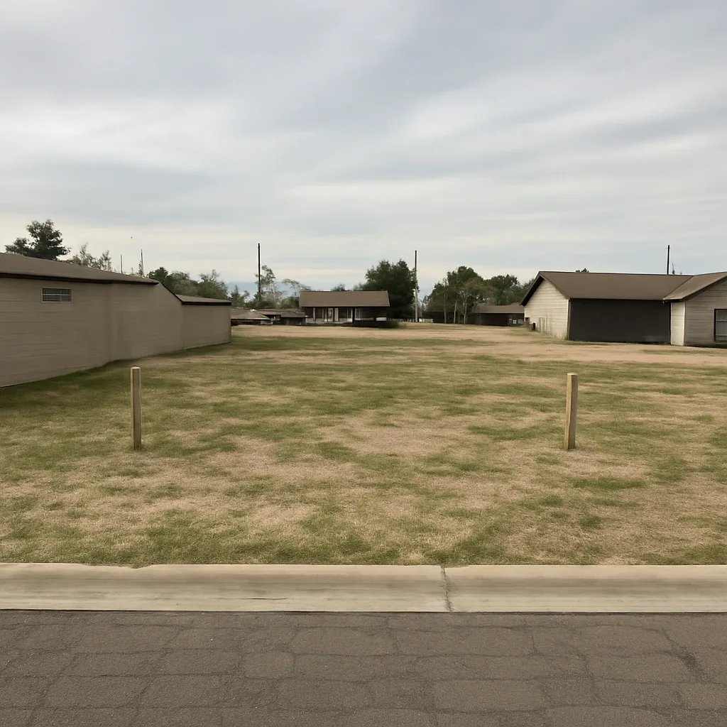 Cleared vacant residential lot for sale in Yuma, Arizona